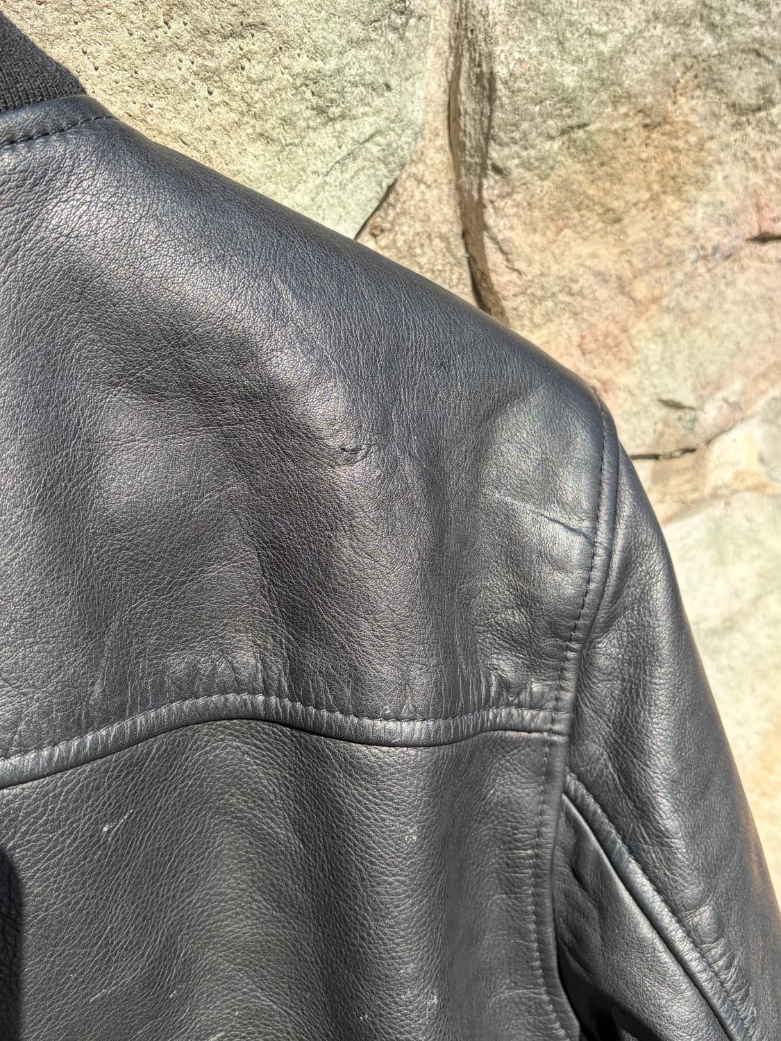 갭 레더 가죽 봄버 자켓 상품이미지7