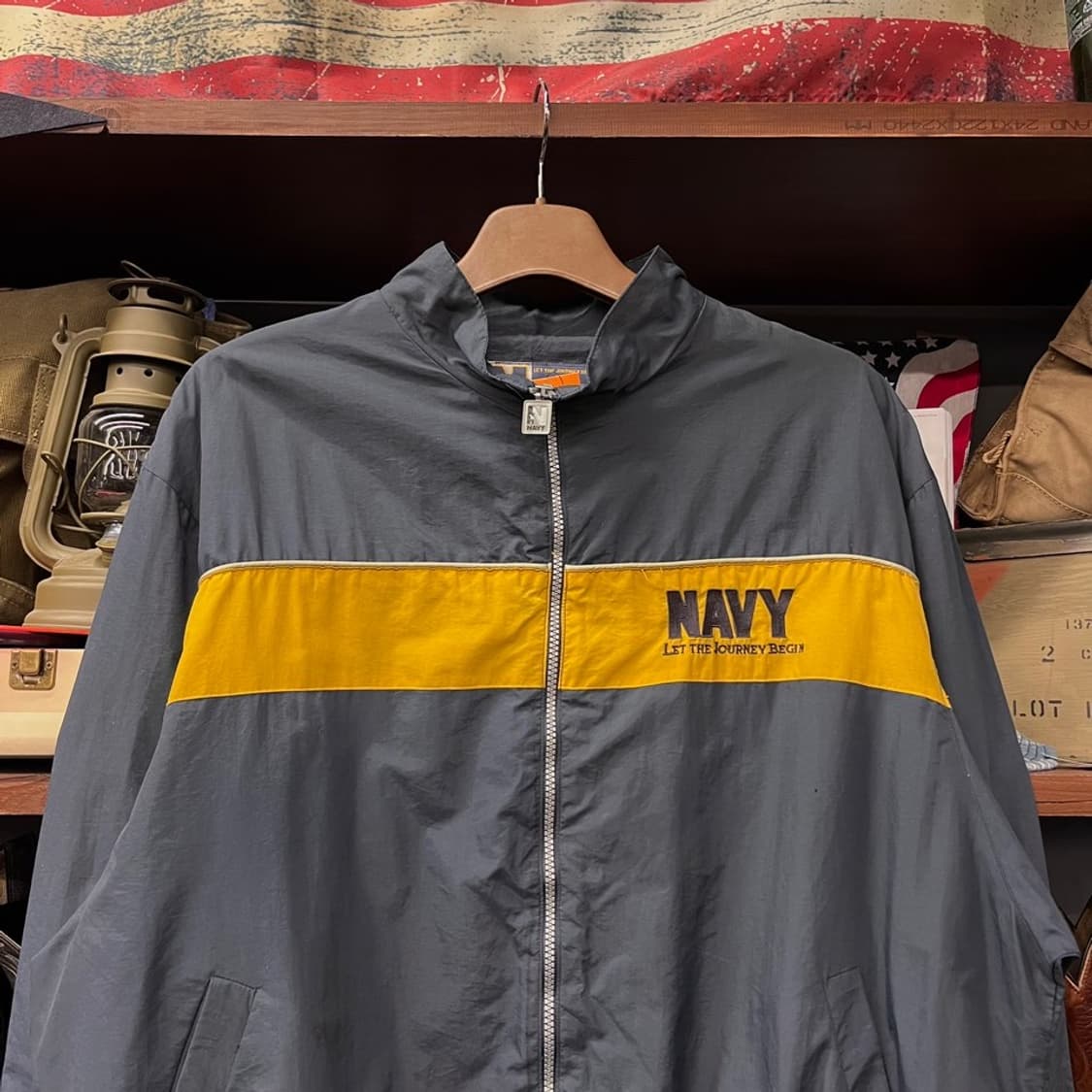 90s US NAVY 아카데미 윈드 브레이커 IPFU N472 상품이미지3