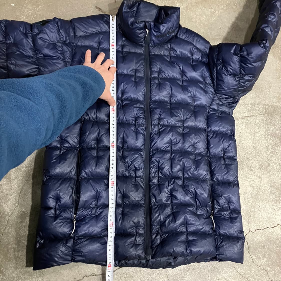 N127 몽벨 패딩 네이비 상품이미지9