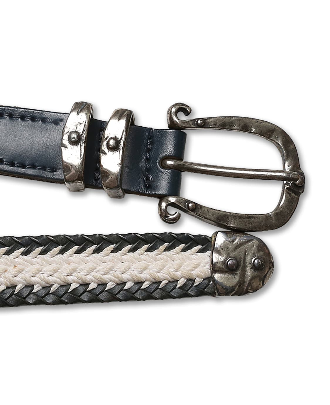 티베리오 페레티 [Tiberio Ferretti] 네이비 위빙 벨트 상품이미지3