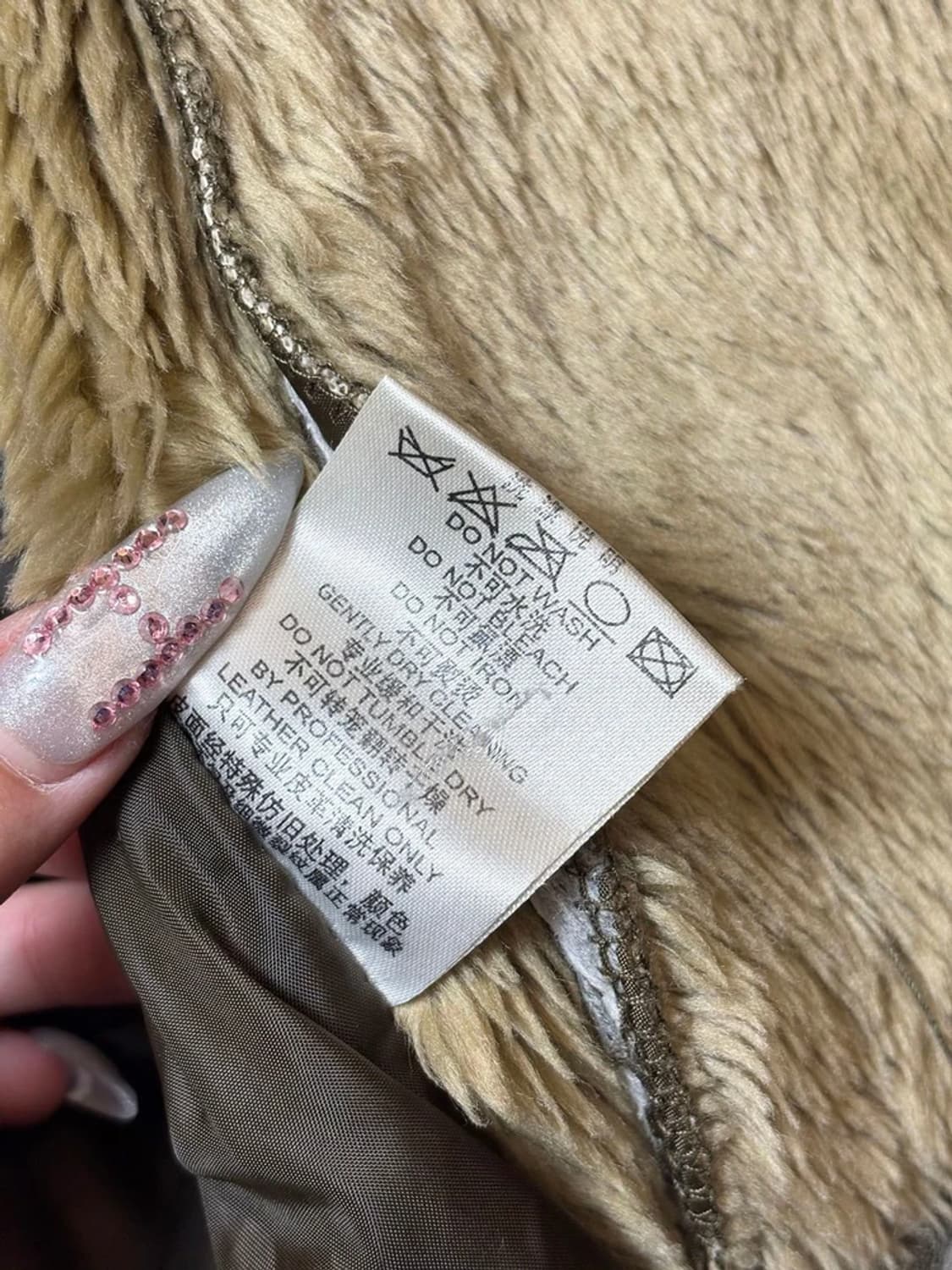 잭앤존 90's 돈피 워싱 트러커 무스탕 자켓 PN6593 상품이미지10