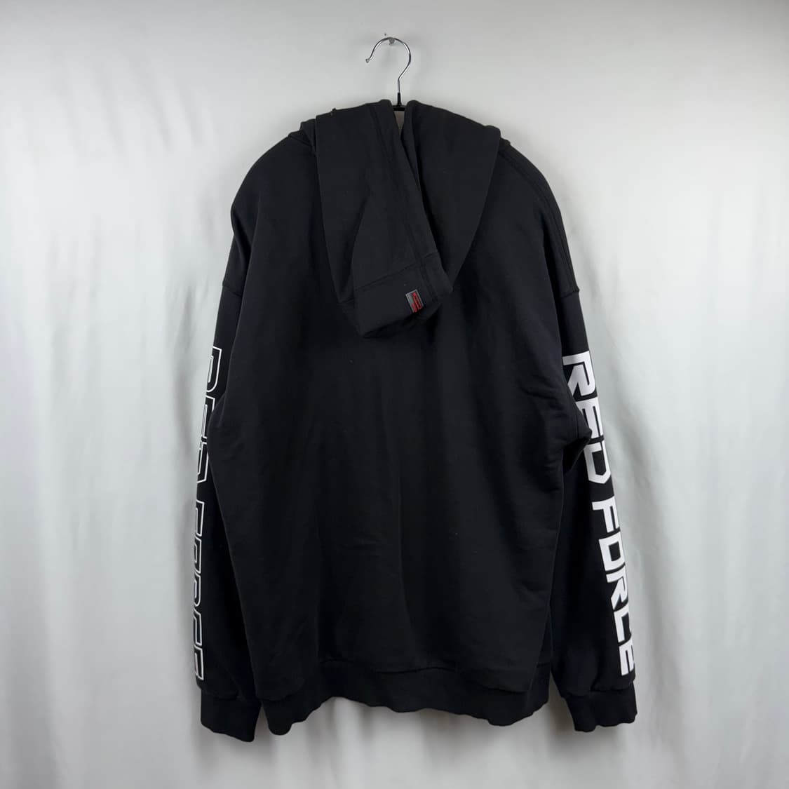 (100) 르꼬끄 레드포스 프린팅 후드 티 블랙 상품이미지6