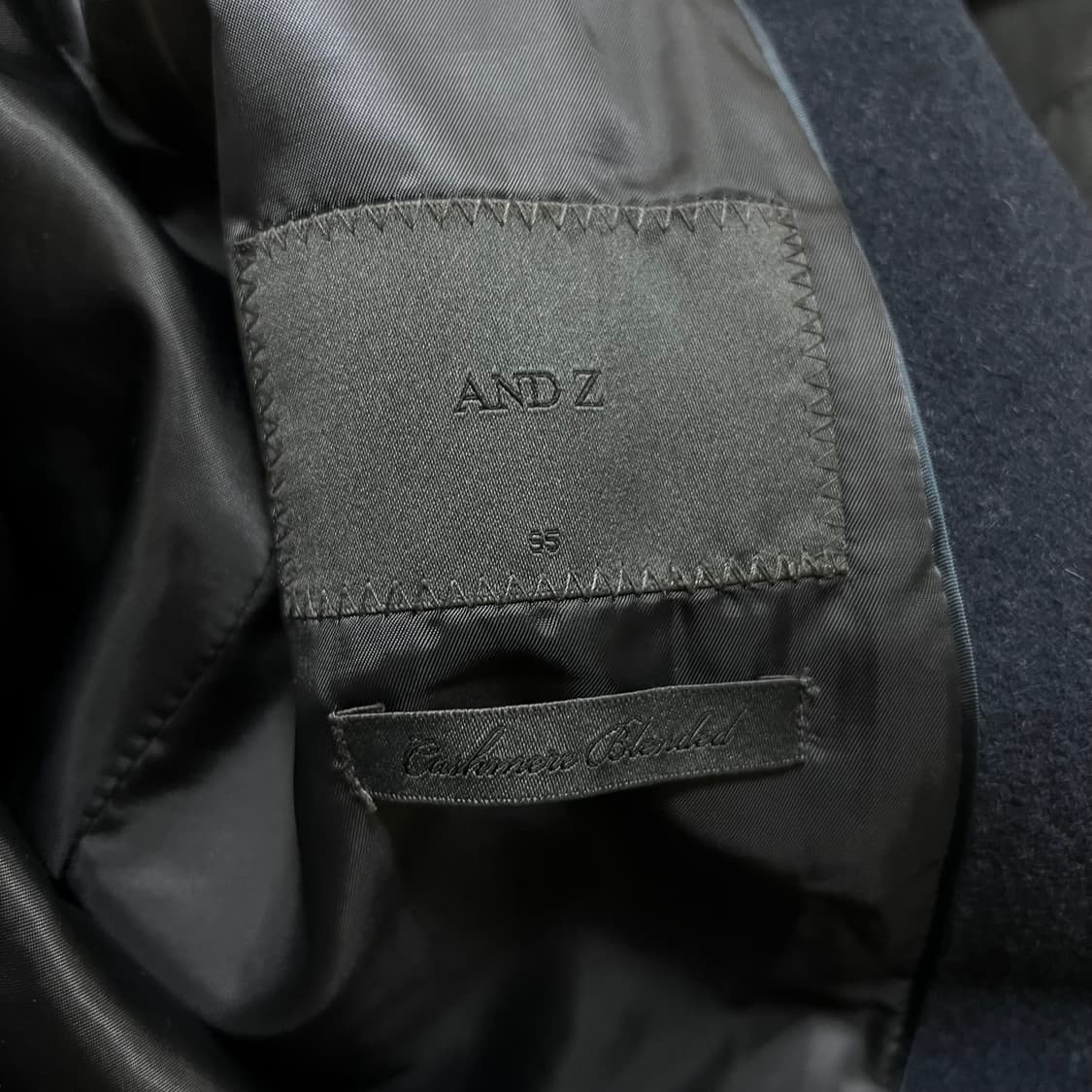 앤드지 캐시미어 블렌드 싱글 코트 [다크네이비] M/95 상품이미지5