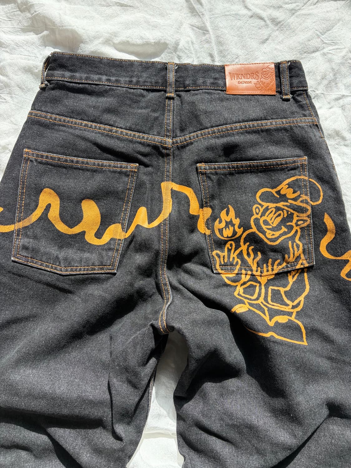 위캔더스 드워프 데님 팬츠 S사이즈 상품이미지2