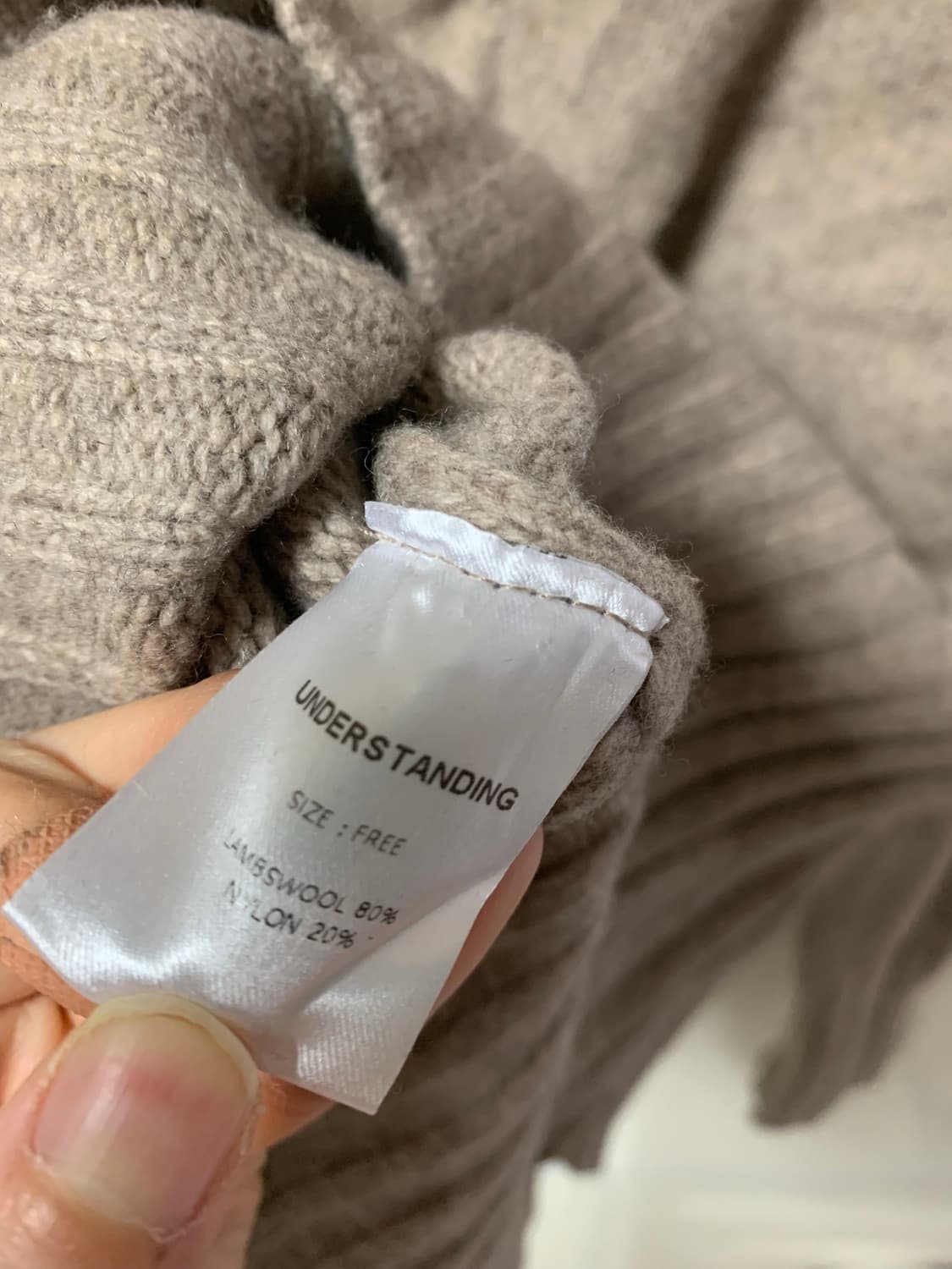 understanding 베이지 니트  상품이미지4