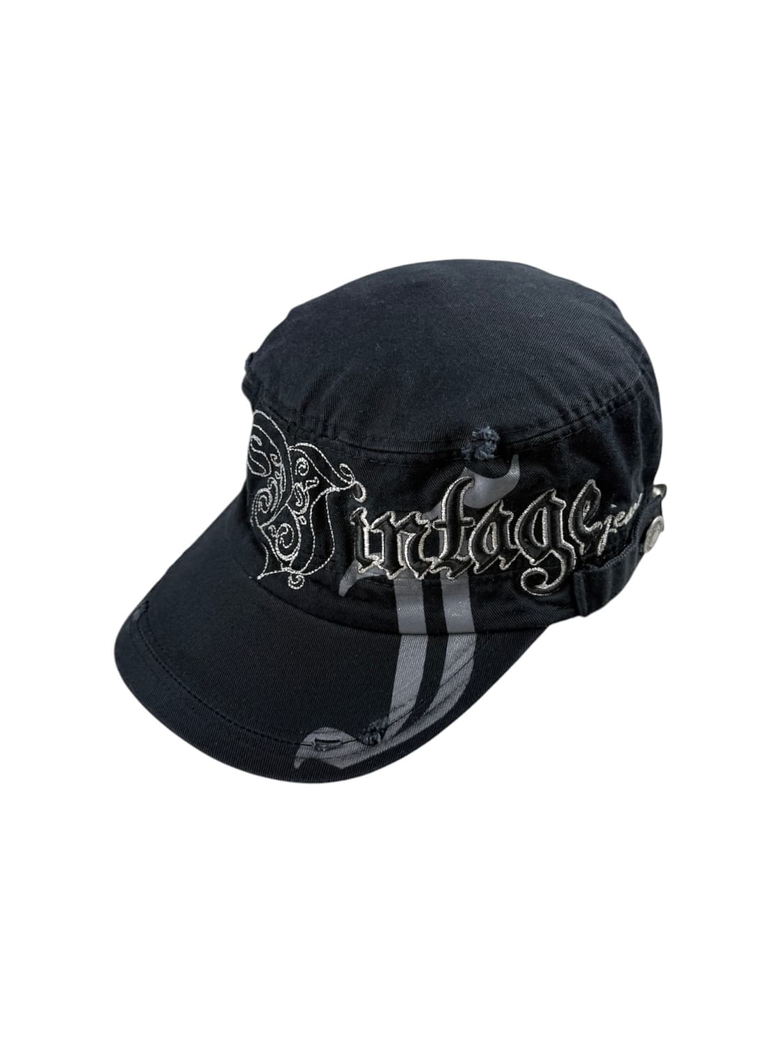 빈티지 자수 그래픽 밀리터리 캡 상품이미지1