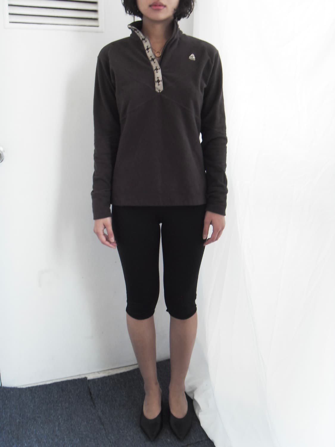 여성 ACG 플리스 하프 집업 상품이미지3