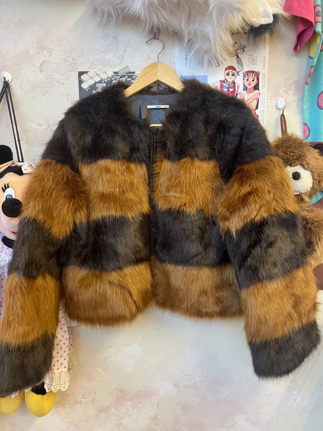 초코 캬라멜 퍼자켓 상품이미지2