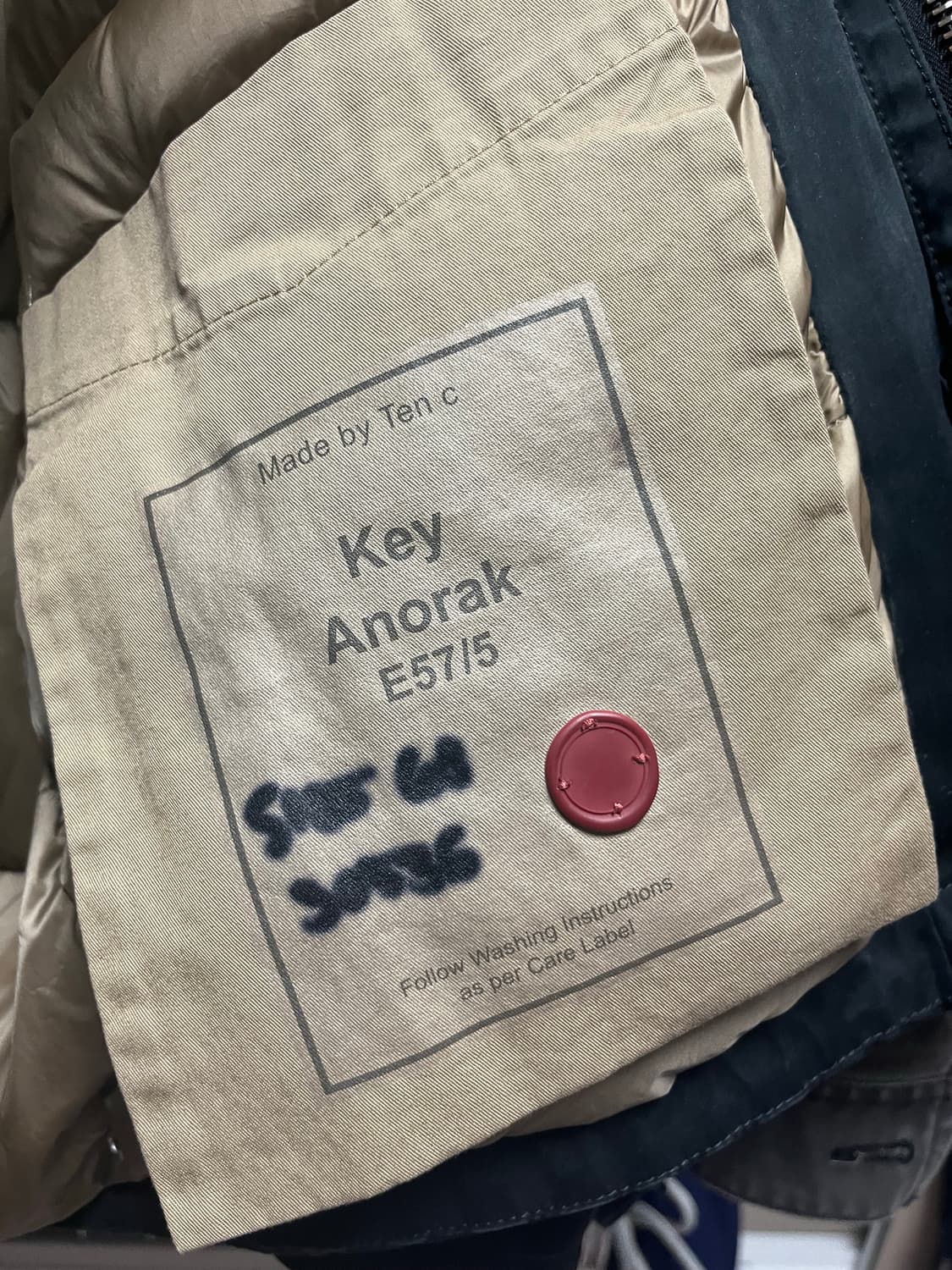 텐씨 키아노락 블랙 46사이즈 상품이미지4