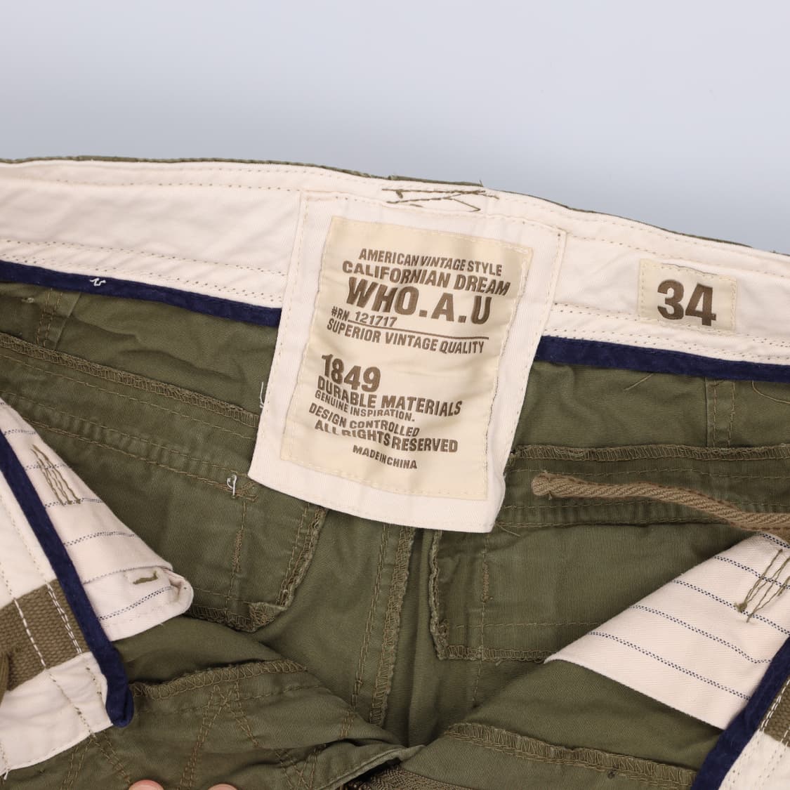 34 후아유 카고 스트링 반바지 0323H1 상품이미지4