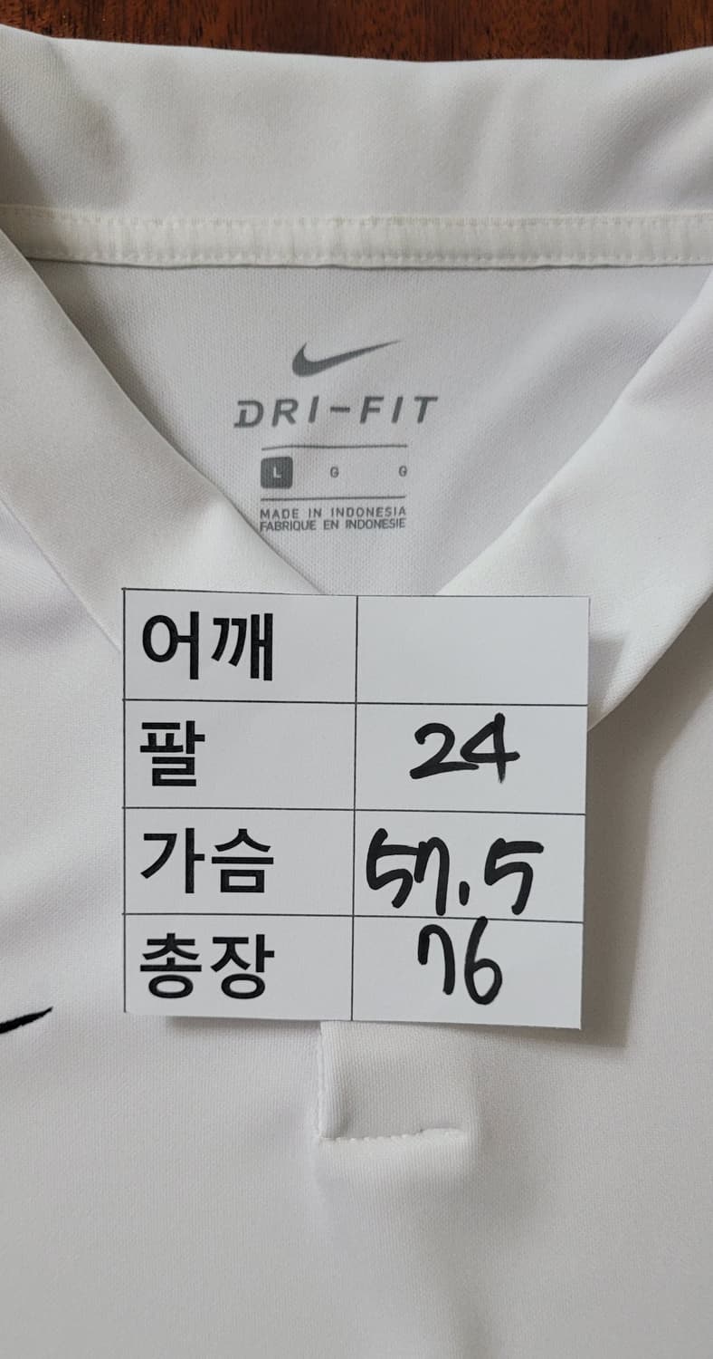 (남성105사이즈)나이키 드라이핏 반팔 카라티(기능성여름용) 상품이미지6