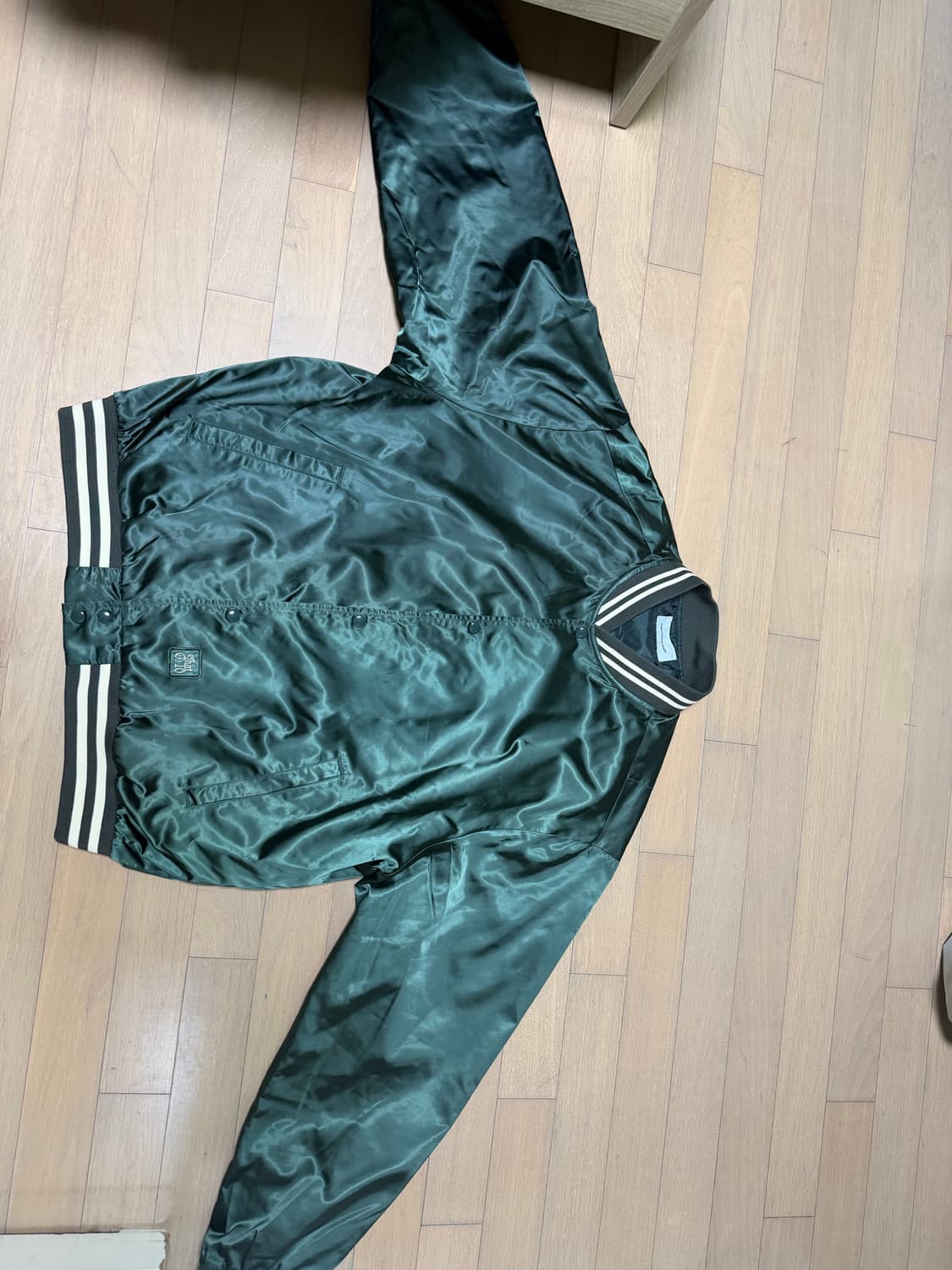 (XL)디스이즈네버댓 사틴 올리브 자켓 상품이미지4