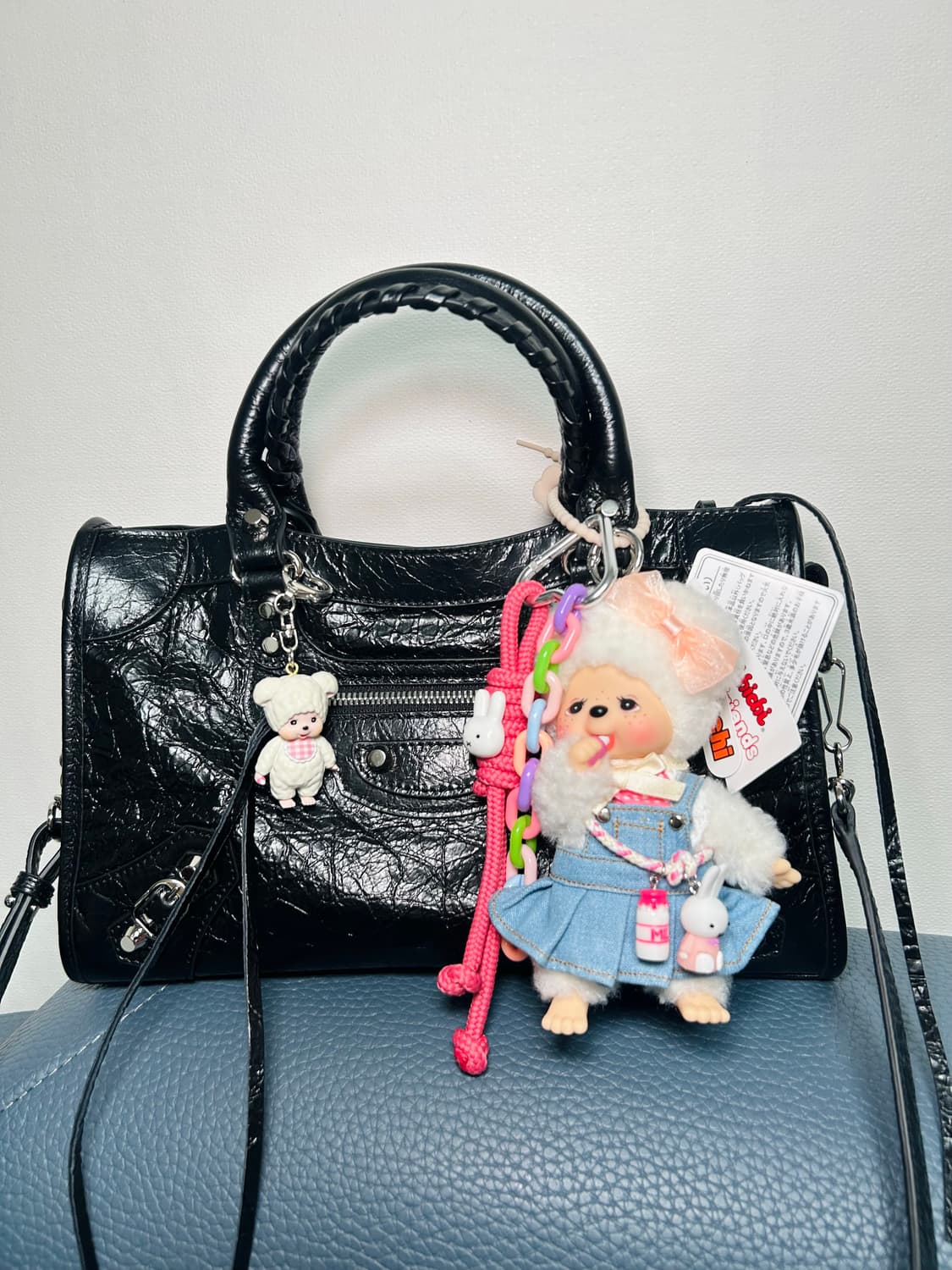 (47)정품 몬치치 프렌즈 챠무 커스텀키링🐑🧂+미피콜라보 커스텀키링 상품이미지8