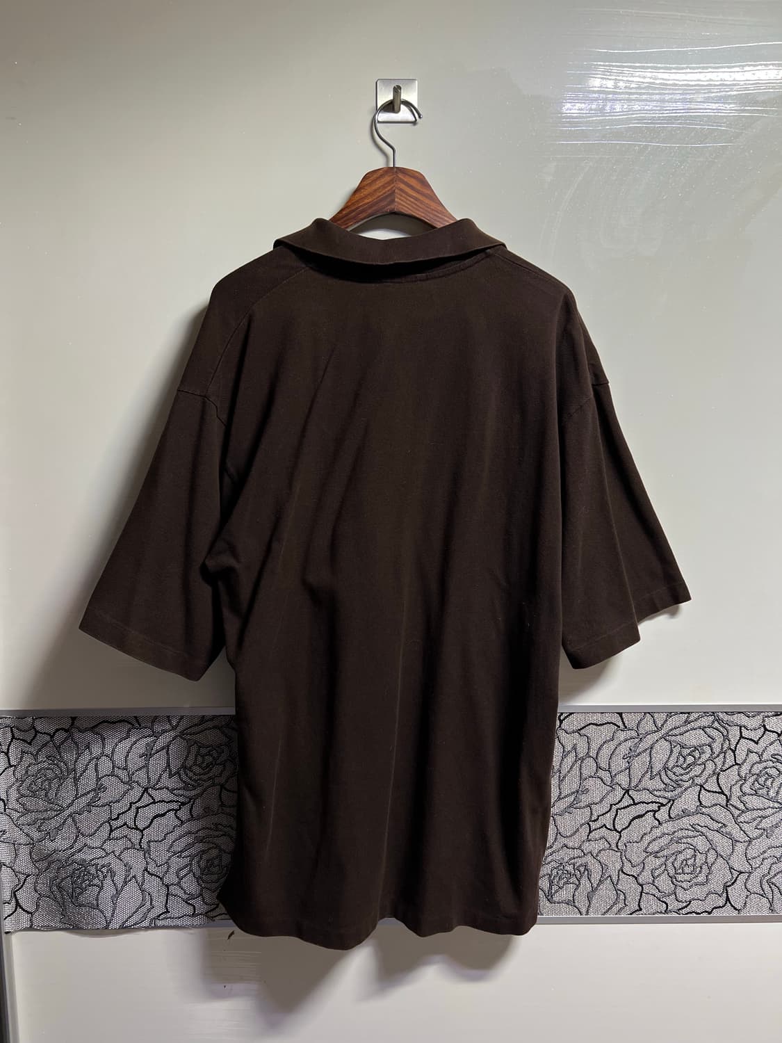 Auralee 오라리 오버핏 반팔카라 셔츠 상품이미지4