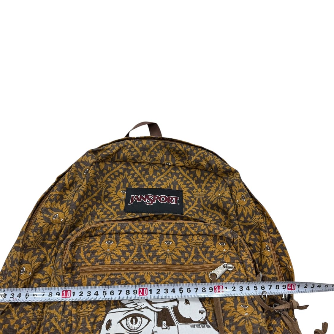 잔스포츠 빈티지 Y2K 패턴 라이트팩 백팩 가방 브라운 상품이미지5