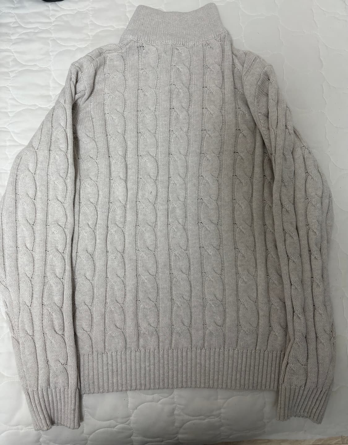 폴로 케이블 하프집업 우먼 M 상품이미지2