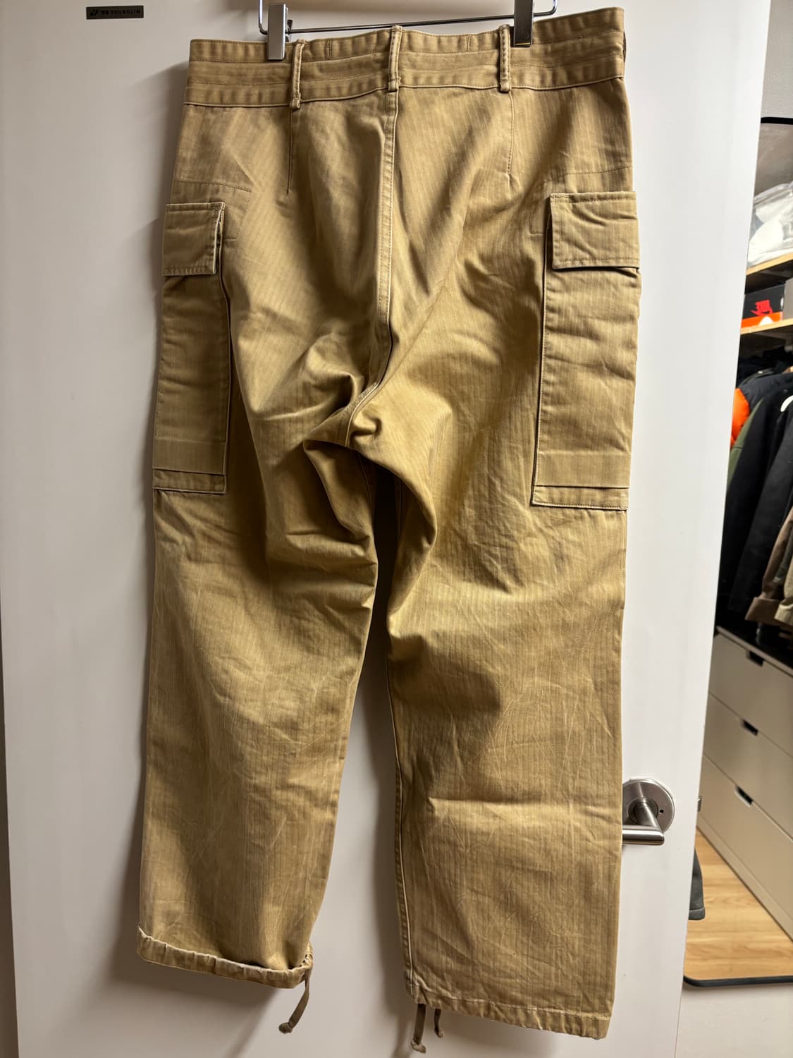 [30X30] RRL 헤링본 트윌 카고 팬츠 카키 상품이미지2