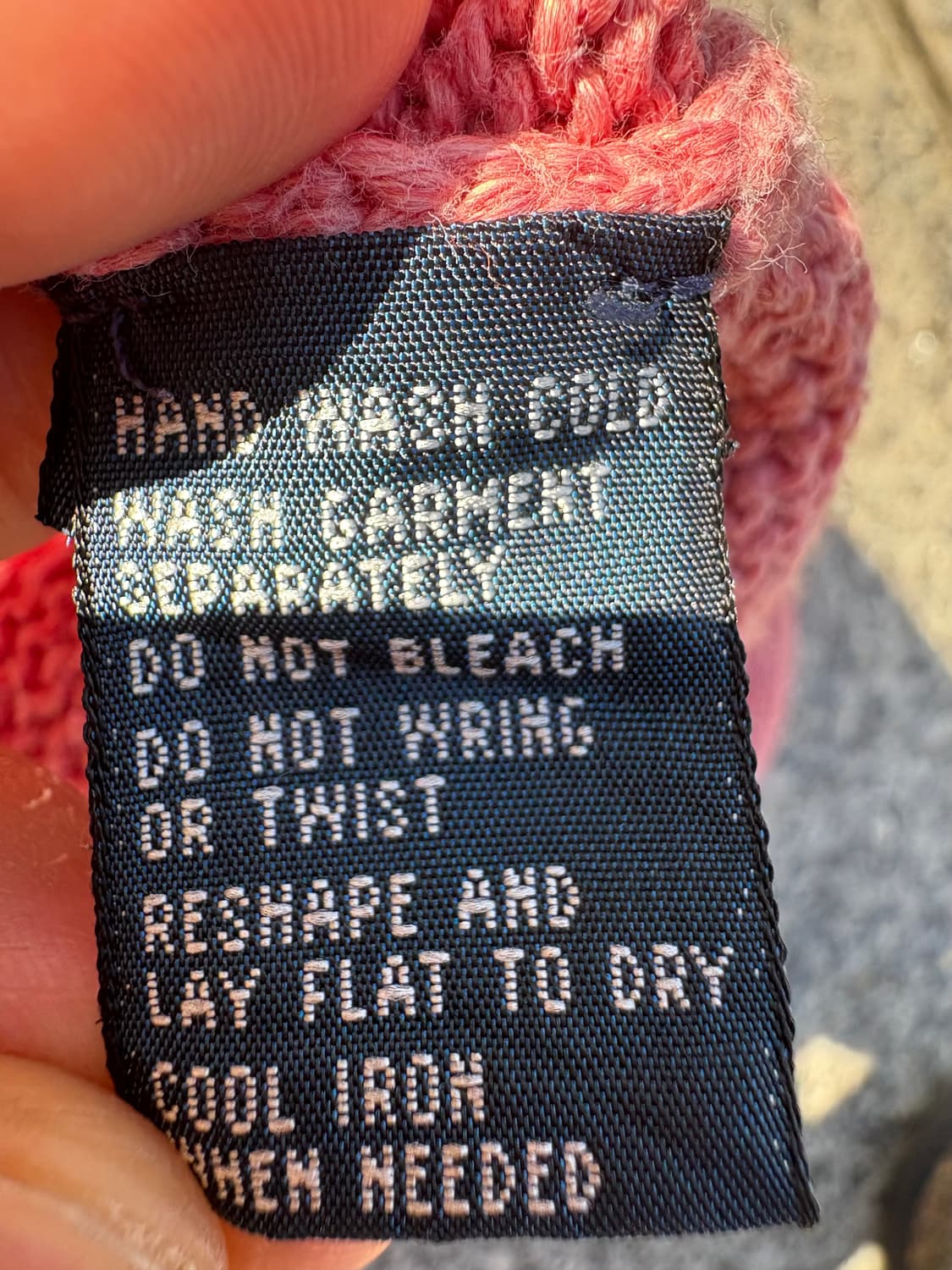 90s 폴로 니트 핑크 상품이미지4