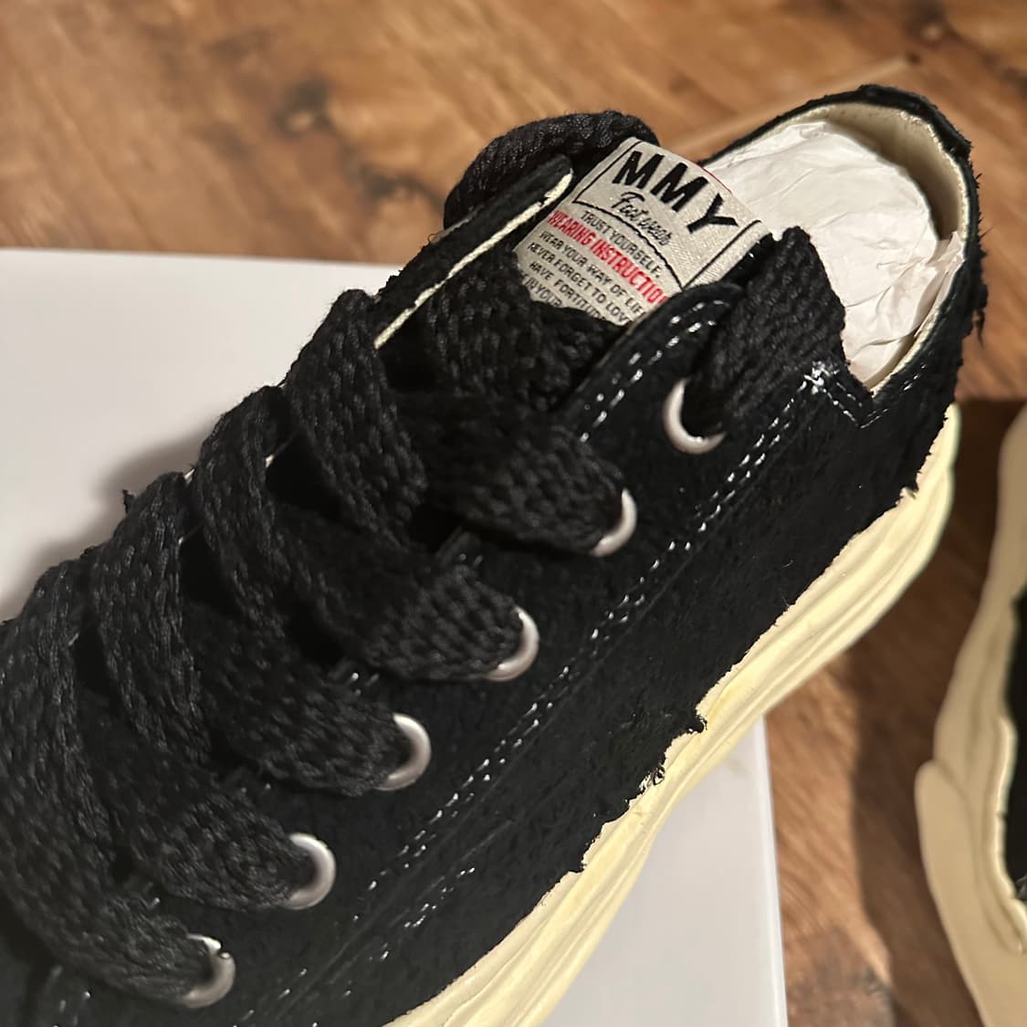 [43] 메종 미하라 야스히로 행크 OG 스니커 솔 블랙 상품이미지5