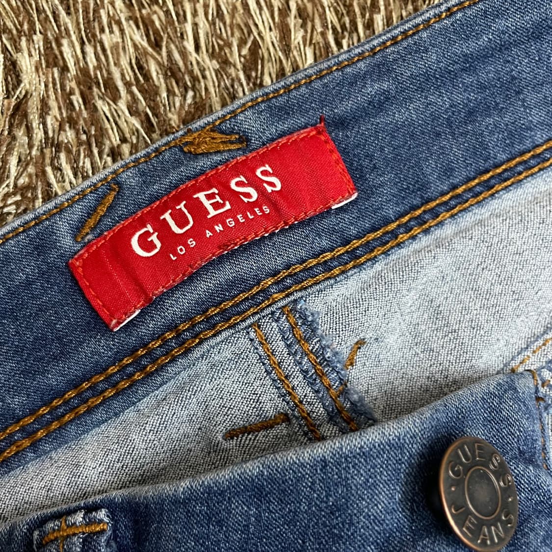 게스 GUESS 중청 부츠컷 데님 팬츠 29인치 상품이미지2
