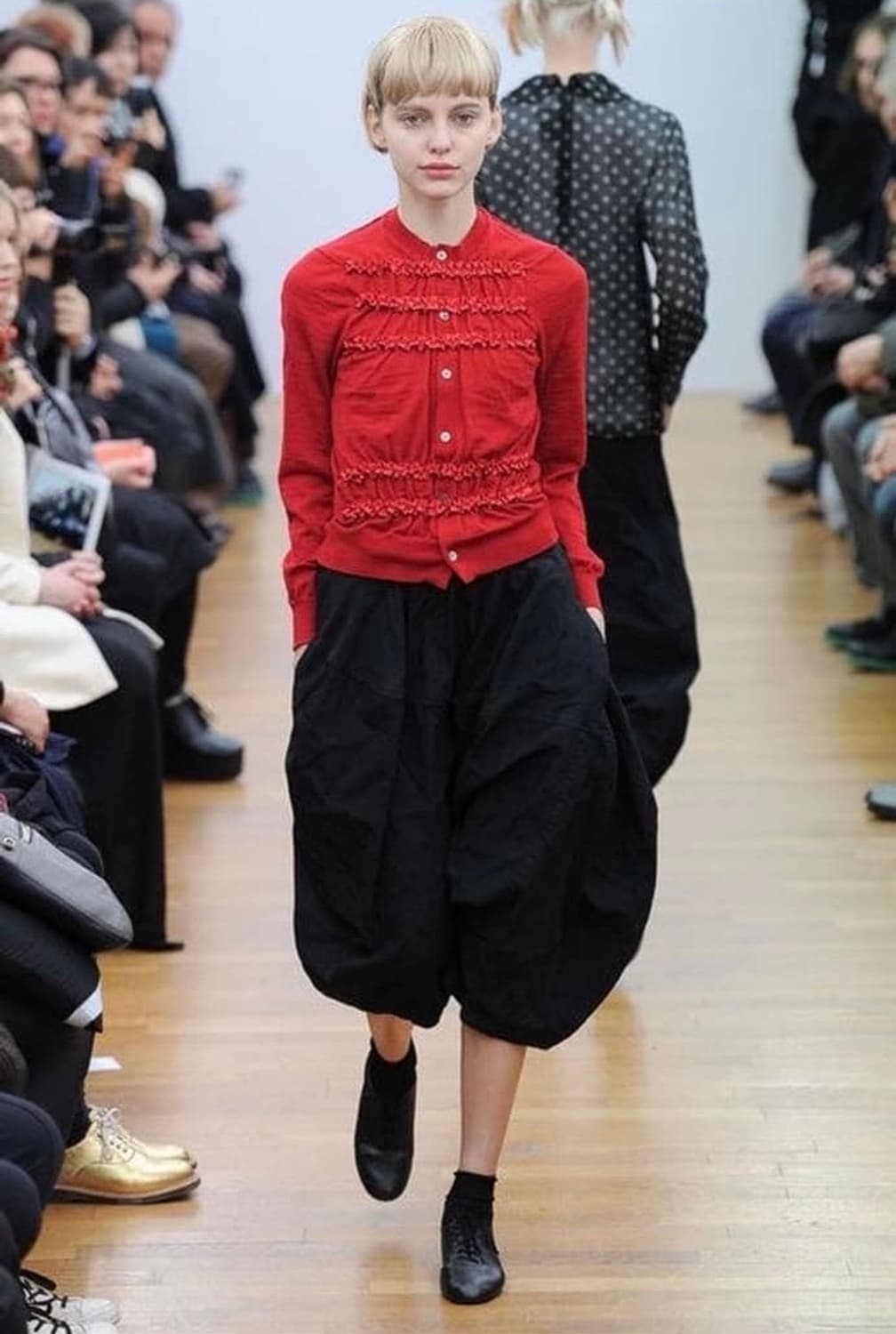 꼼데가르송 프릴 가디건 상품이미지1