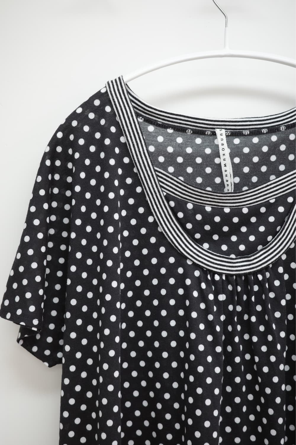 수나오쿠와하라 Sunao kuwahara black dot one-pie 상품이미지3