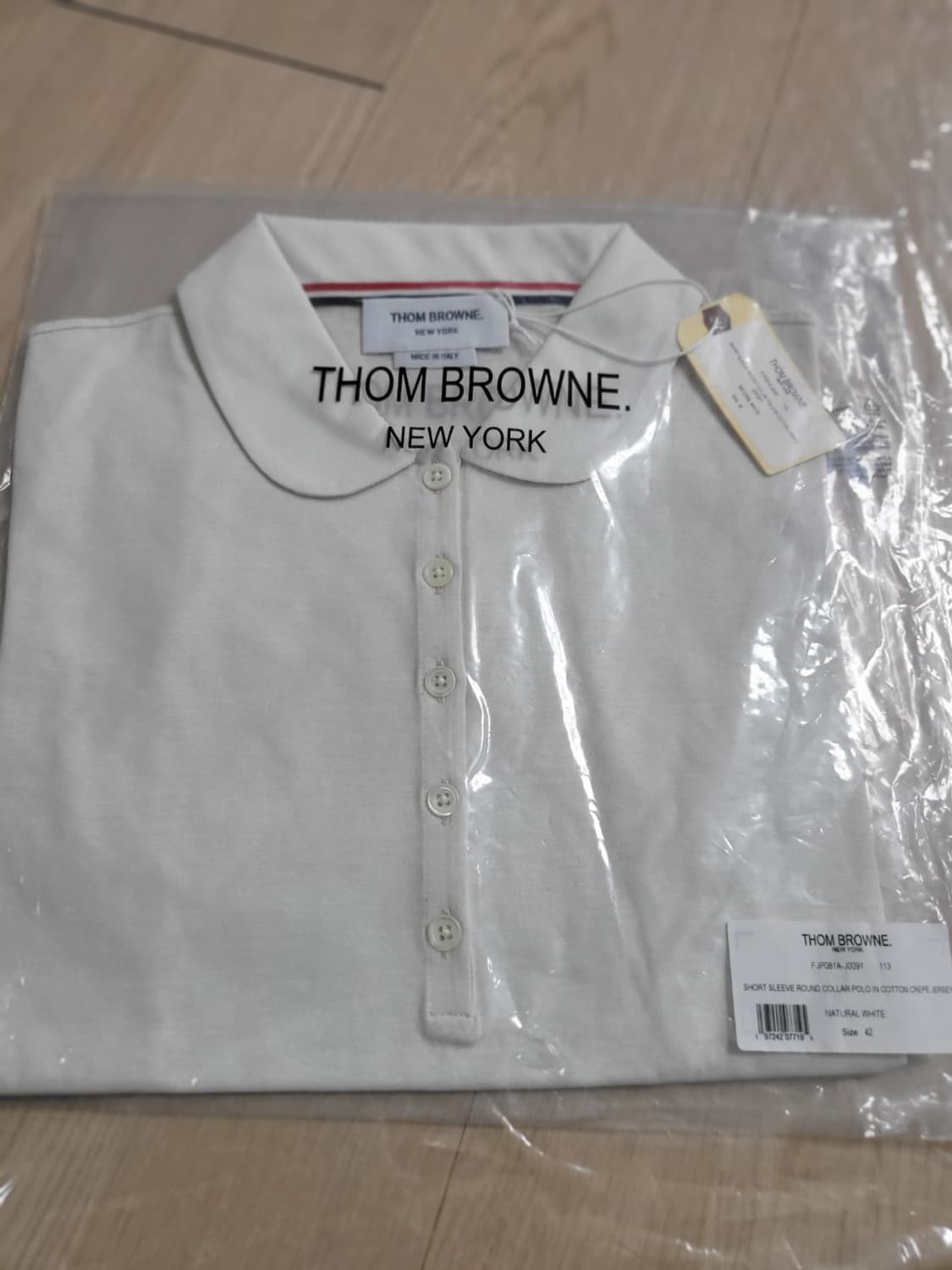 클래식의 정석, 톰브라운(Thom Browne) 라운드 칼라 폴로 셔츠  상품이미지6