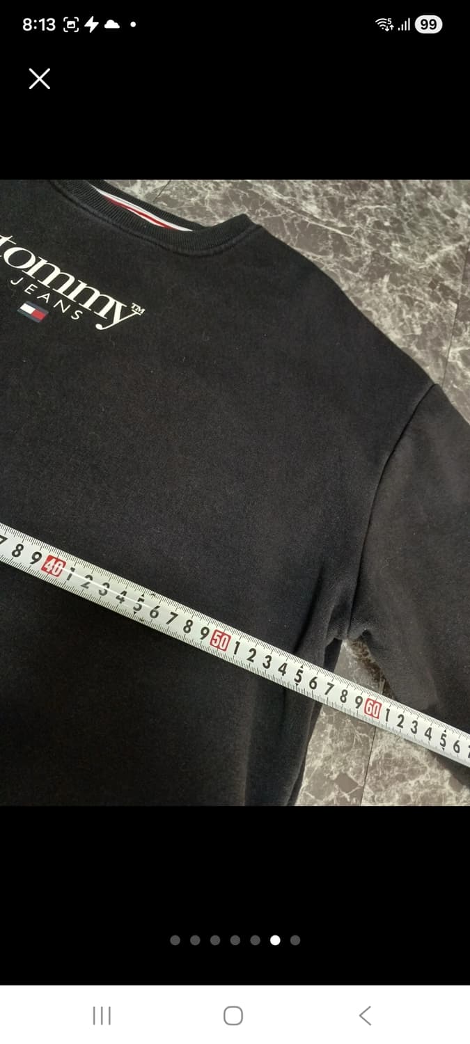 타미 진스(Tommy Jeans) 크롭 맨투맨 M 상품이미지6