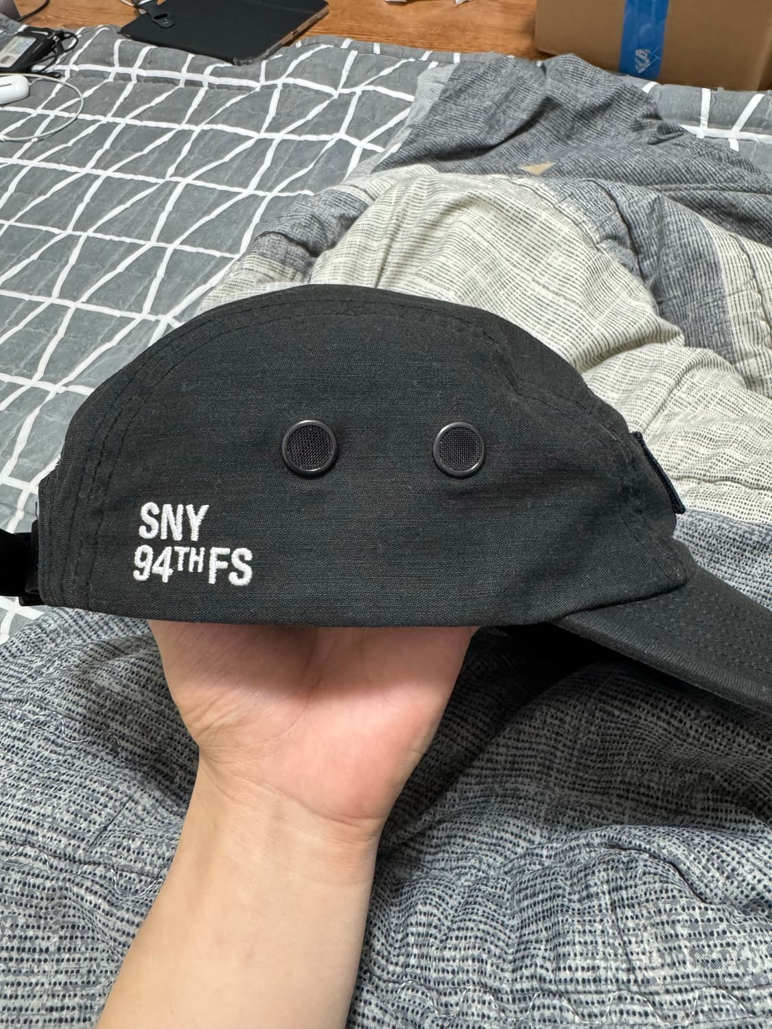 슈프림 밀리터리 캠프캡 블랙 - 22FW 상품이미지3