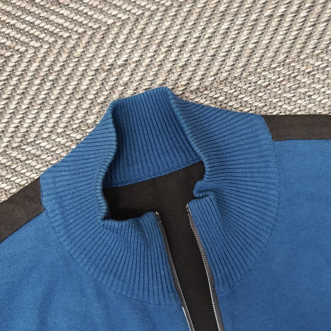 엘르골프 얇은 풀집업 가디건 남자105 상품이미지2