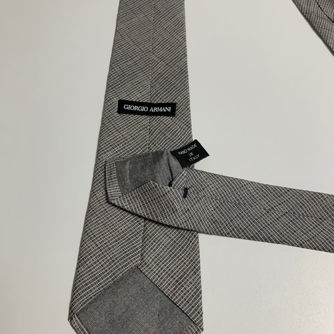 조르지오 아르마니 신형라벨 명품 클래식 정장넥타이 7.7cm 상품이미지8