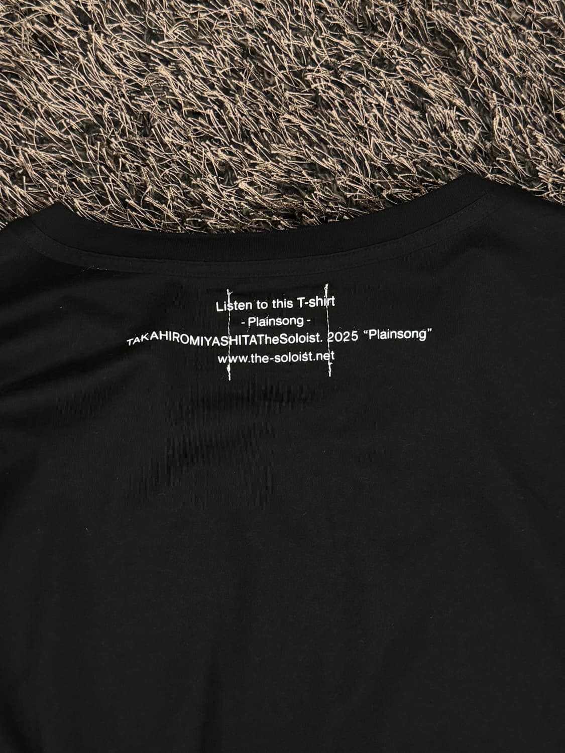 OVERSIZED L/S TEE - PLAINSONG (BLACK) 상품이미지3