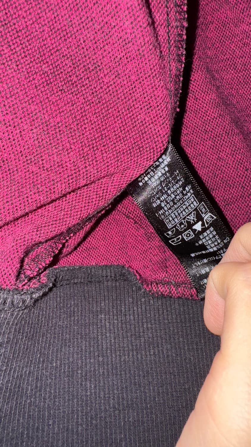 핑크 검정 체크 후드집업 상품이미지8