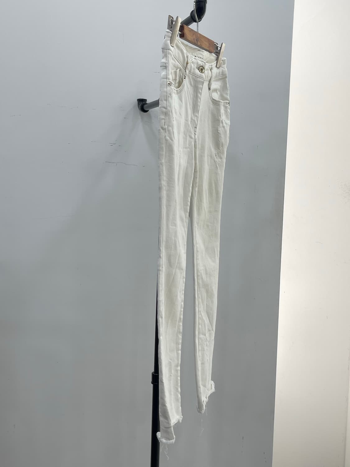 미샤 화이트 면바지 상품이미지2