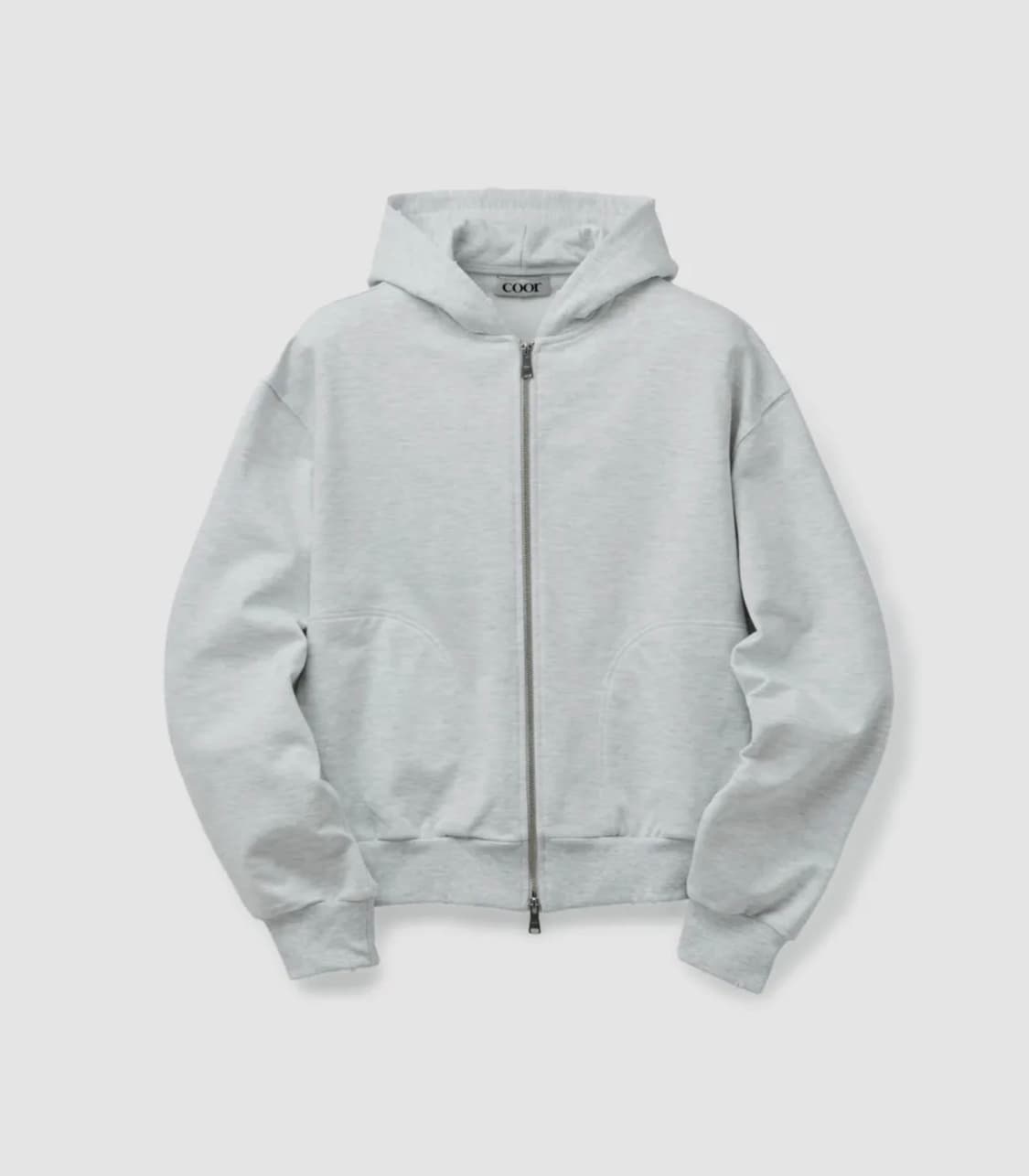 쿠어 데미지 포인트 내추럴 후드집업 S szie 상품이미지1