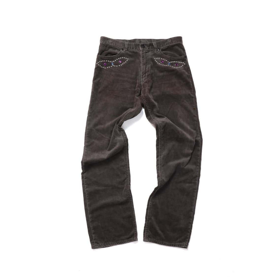 Number nine 03AW Velour beads studs Pant 상품이미지1