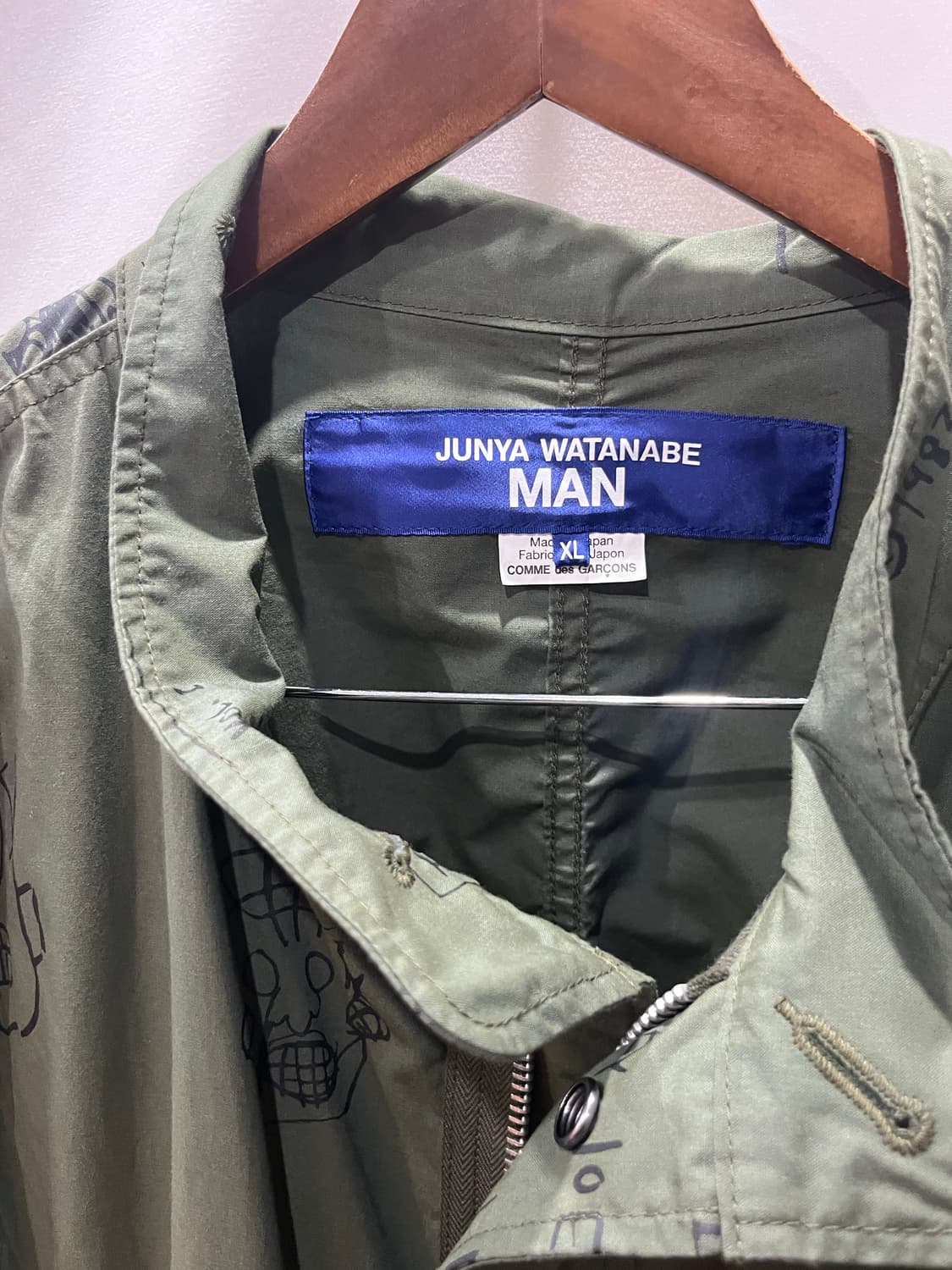 꼼데가르송 준야 와타나베 바스키아 야상 XL 상품이미지4