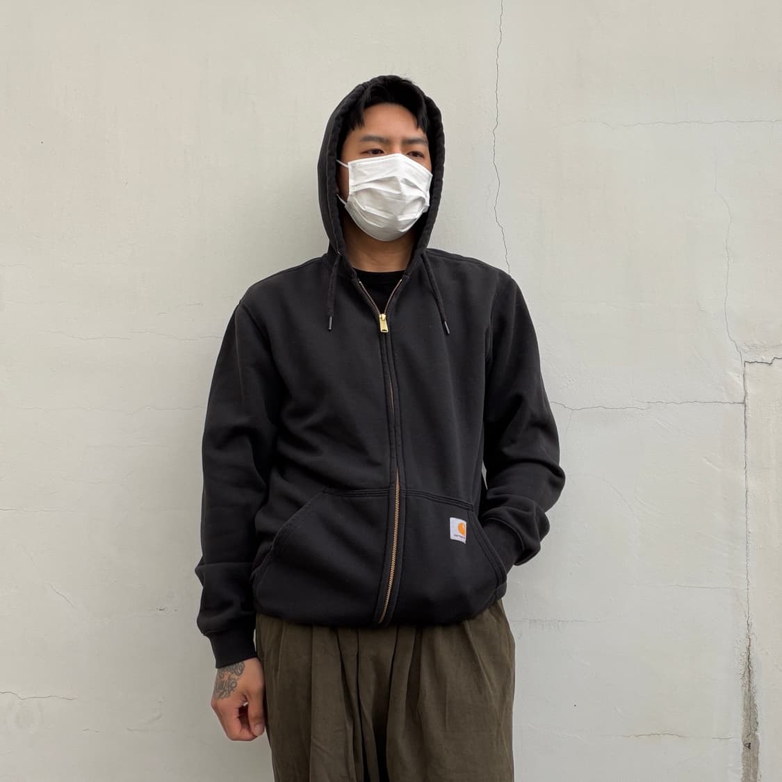 S)칼하트 오리지널핏 후드 집업 상품이미지1