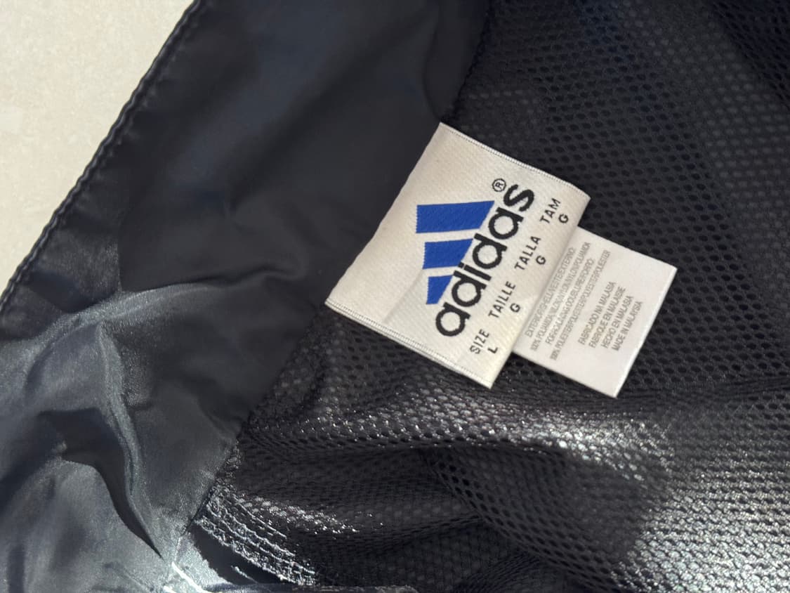 아디다스 빈티지 바람막이 블랙 상품이미지4