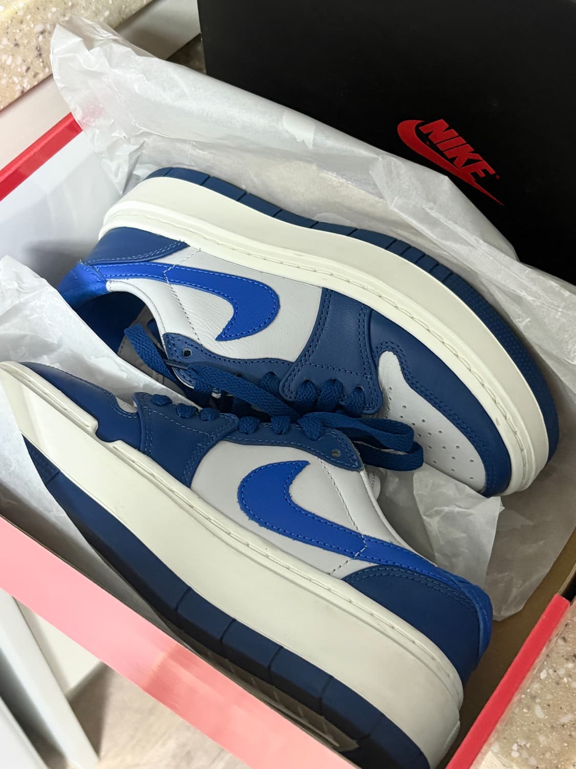 나이키 조던 1 엘리베이트 로우 (프렌치 블루, 220) 상품이미지2