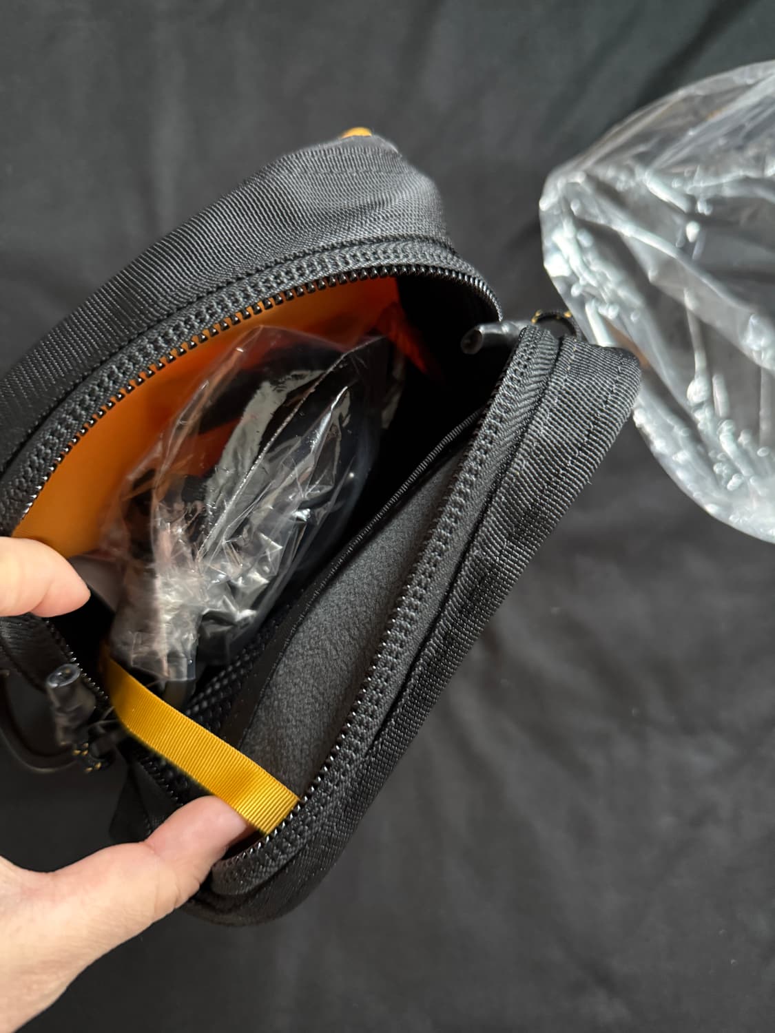 플리마켓🔥 노스페이스 크로스백 옐로우 상품이미지2