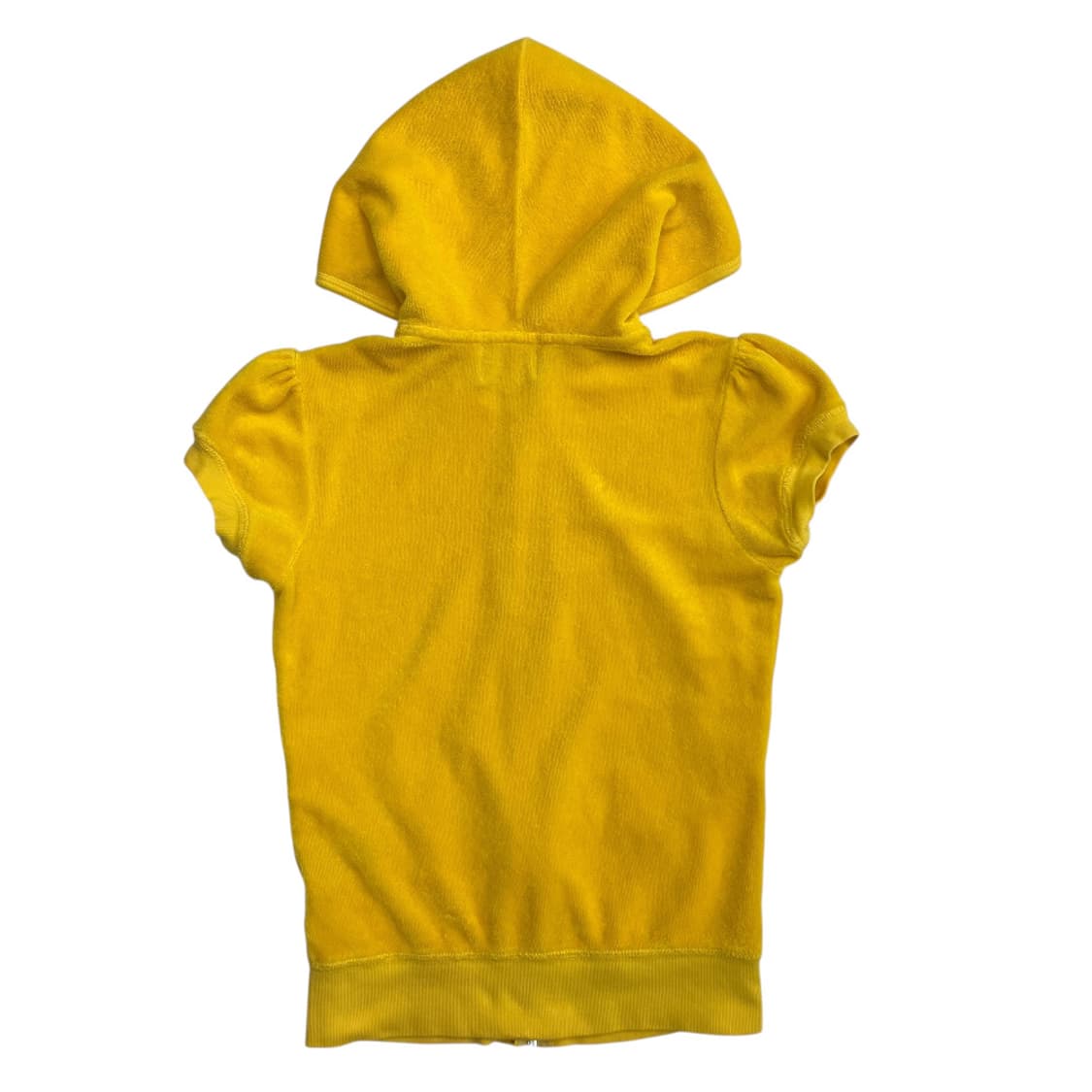 쥬시꾸뛰르 옐로우 반팔 후드집업 상품이미지3