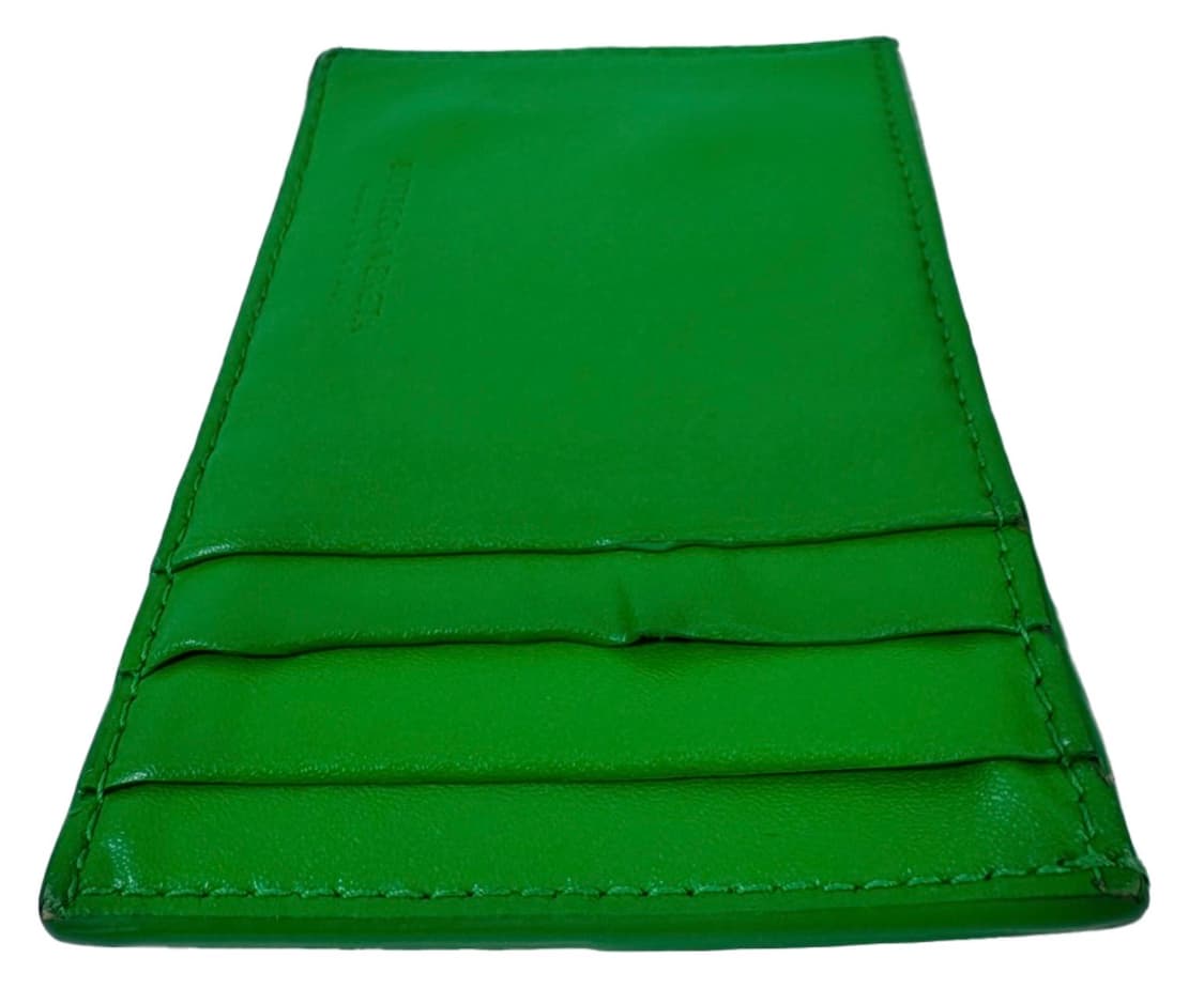 보테가베네타 인트레치아토 남성 레더 카세트 카드 케이스 지갑 패러킷 그린 상품이미지7