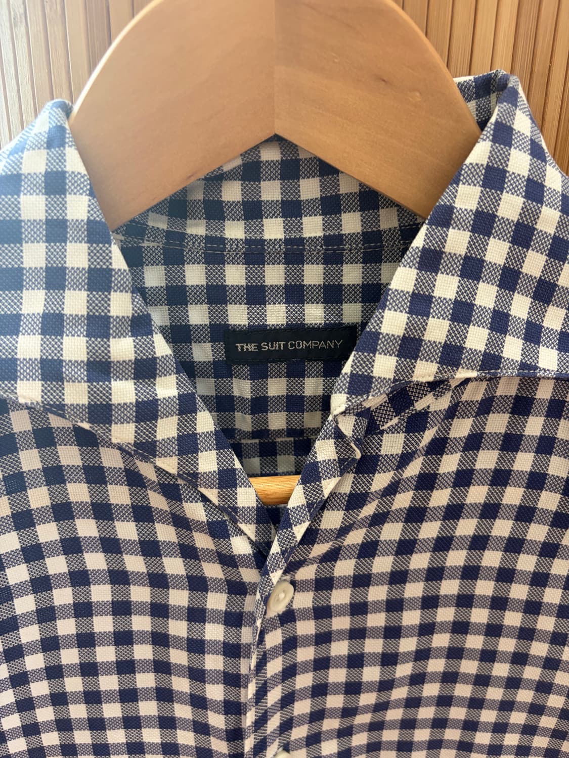THE SUIT COMPANY Gingham Check Shirt 상품이미지1