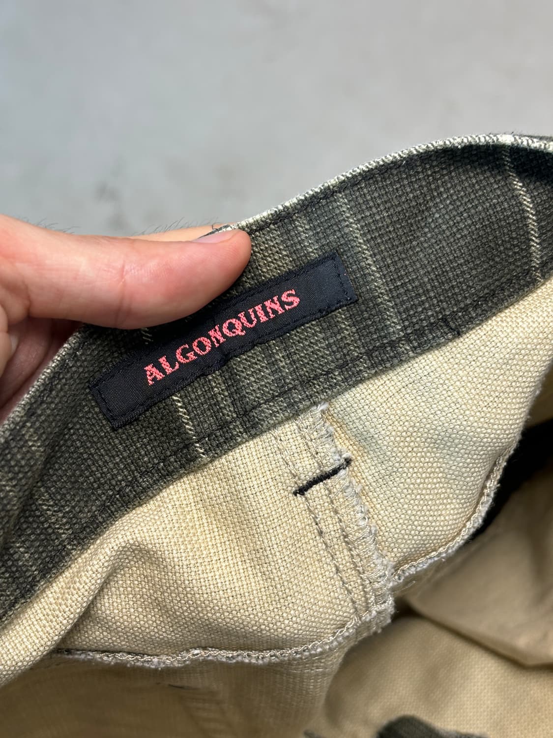 Algonquins 체크 플레어 팬츠 상품이미지6