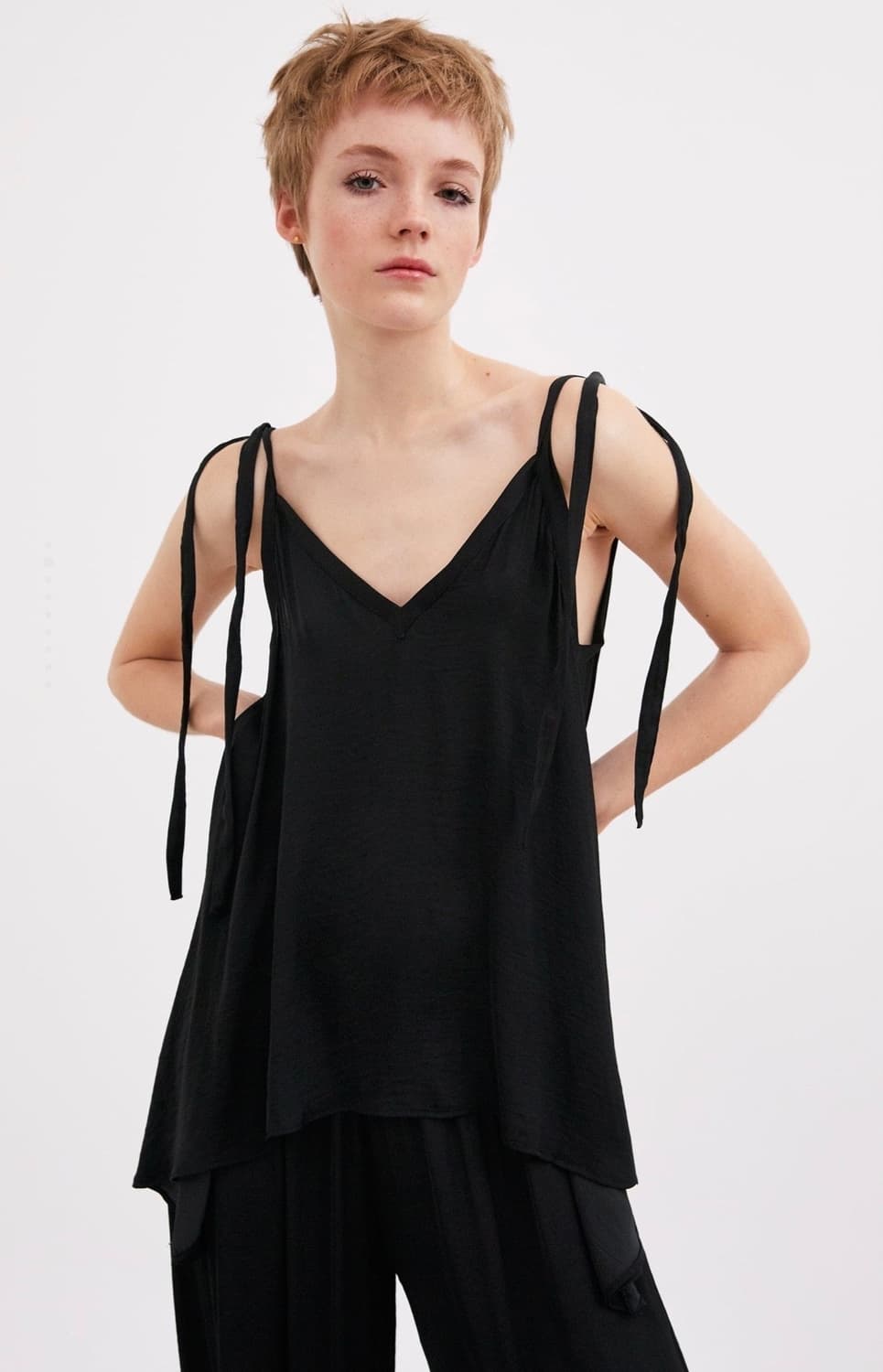 ZARA 자라 새틴 나시  상품이미지1