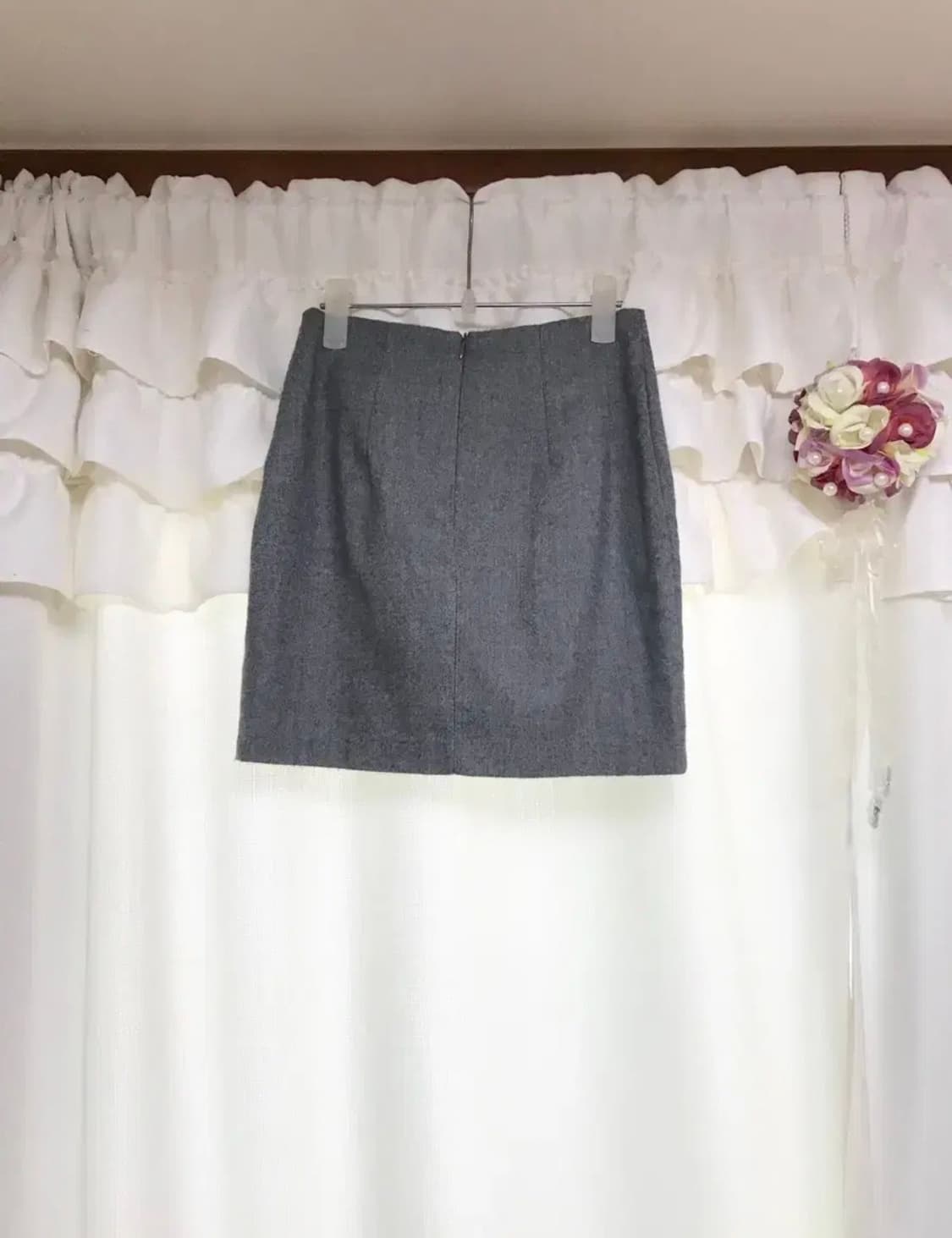 사선 프릴장식 미니스커트 55 상품이미지2