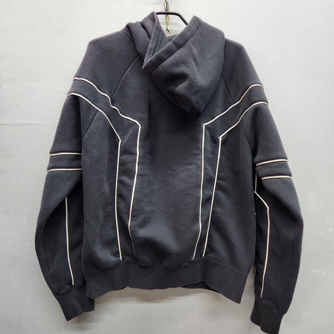 아디다스 파이핑 배색 후드티 M(L~XL) 상품이미지4