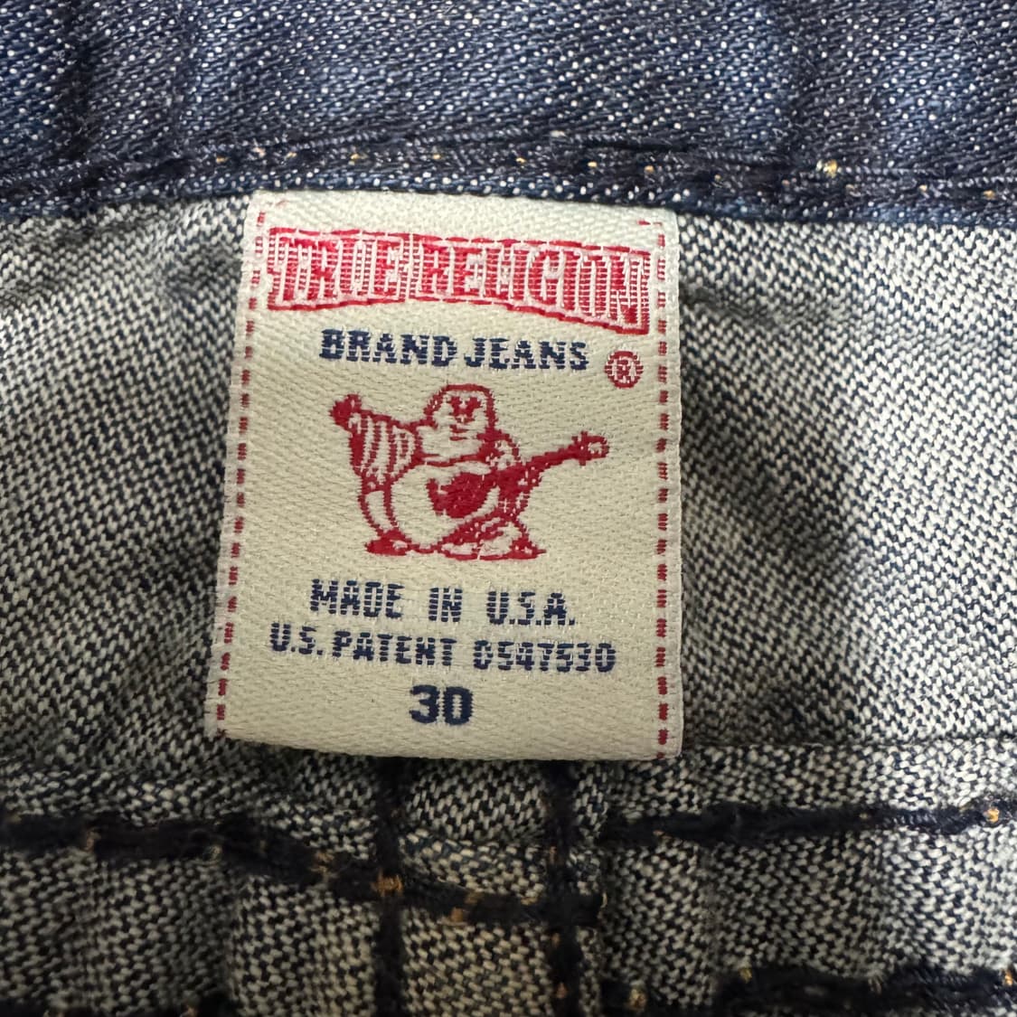 트루릴리전 월드투어 조이 슈퍼티 데미지 워싱 플레어 부츠컷 데님팬츠 상품이미지8