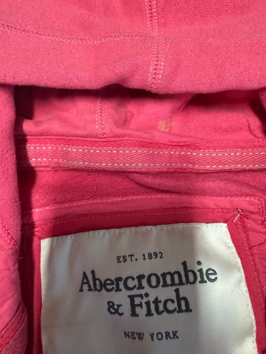 희귀!! 여성 아베크롬비 y2k 핑크 기모 후드집업 s 상품이미지7